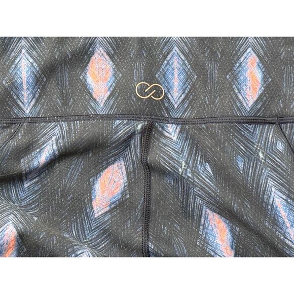 Calia by Carrie Underwood Peacock Feather Leggings, Size S/M - Picture 4 of 5